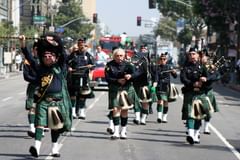 bagpipes and drums