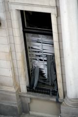 busted window
