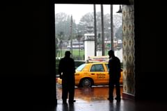 cab drivers waiting for fares