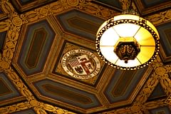ceiling in the board of public works session room