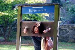 celia at the burgmuseum
