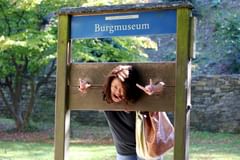 celia rocking out at the burgmuseum