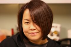 celia's new haircut