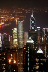 central hong kong from victoria peak