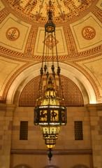 chandelier in the rotunda