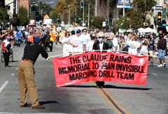 claude rains memorial 20-man invisible marching drill team