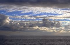 clouds and sky over the pacific
