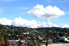clouds over laguna beach