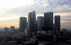 downtown los angeles from city hall