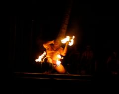 fire dance and germaine’s luau