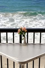 flowers and surf (vertical)