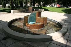 fountain in maguire gardens
