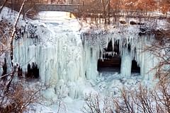 frozen minnehaha falls