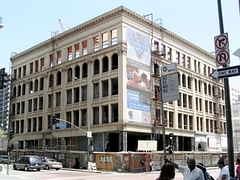 giant building at 3rd and broadway, four months later