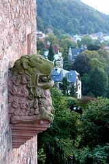 lion on the castle wall