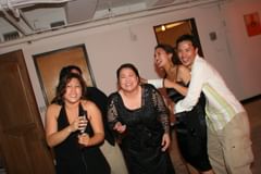 reena, celia, sandra, and angel laughing and singing