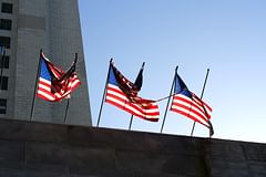 screwed up flags at city hall