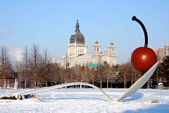 spoonbridge and cherry and basilica of st. mary