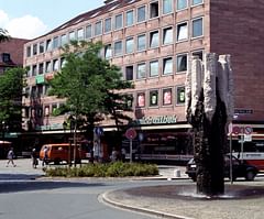 street fountain in germany
