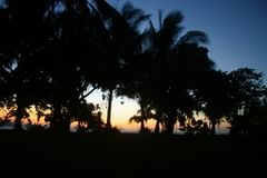 sunrise from outside our villa