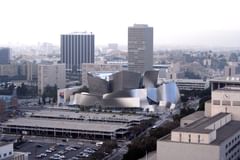 walt disney concert hall from city hall