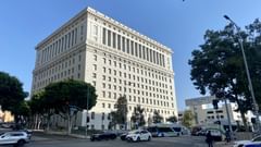 The Hall of Justice in downtown Los Angeles.